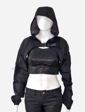 Nike x MMW Jacket collaboration with Matthew M. Williams cropped womens jacket